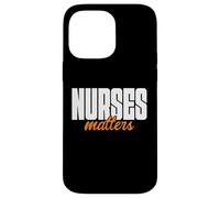 Minimalist Nurses Matters Hospital Staff Art Healthcare Carcasa para iPhone 14 Pro MAX