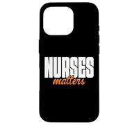 Minimalist Nurses Matters Hospital Staff Art Healthcare Carcasa para iPhone 16 Pro