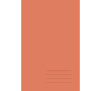 Minimalist Paperback Notebook - Copper Clay, Grid, 128 Pages: Elegant 5.5" × 8.5" journal for work, study, and creative ideas