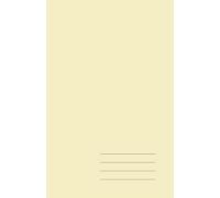 Minimalist Paperback Notebook - Pale Yellow, Lined, 128 Pages: Elegant 5.5" × 8.5" journal for work, study, and creative ideas