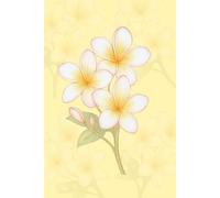 Minimalist Plumeria Notebook: Delicate Tropical Flower Journal in Hand-Drawn Style: 6” x 9” Simple Lined Notebook, 80 Pages - Aesthetic Stationery for Everyday Notes and Journaling