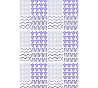 Minimalist Purple Geometric Notebook - 400 Pages: Aesthetic Blank Journal for Writing, Sketching, and Note Taking | Cute Lilac Pattern Journal for Women, Teens, and Students