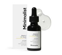 Minimalist Sérum de vitamina C 16% con vitamina E y ácido ferúlico para mejorar la luminosidad, color blanco, 20 ml (1 unidad)