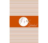 Minimalist Swallow and Flower Notebook: Classic Brown Journal with To-Do List and 120 Lined Pages, Vintage Bird Illustration Cover, 6 x 9 Inches