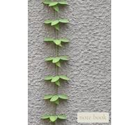 Minimalist Vine on Concrete Notebook: Modern Industrial Aesthetic Journal for Creative Thinking and Zen Mindfulness