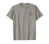 Minimalista BLK Capybara Yoga Pocket Zen Meditación Amante Camiseta