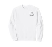 Minimalista BLK Capybara Yoga Pocket Zen Meditación Amante Sudadera