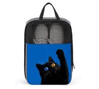 Minimalista Cat is Reaching Up - Bolsa de zapatos para viajes, uso diario, bolsa de almacenamiento antipolvo para zapatos de golf