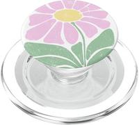 Minimalista Daisy Flower Graphic Modern Simple Art PopSockets PopGrip para MagSafe