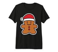 Minimalista Divertido Hombre Sencillo Pan de Jengibre Camiseta Premium