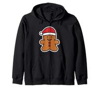 Minimalista Divertido Hombre Sencillo Pan de Jengibre Sudadera con Capucha