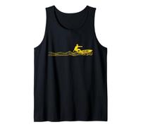 Minimalista Frenar Tavola de Surf Silueta Camiseta sin Mangas