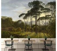 Minimalista Fresco Bello Bosque Decoración 3D Papel Pintado Tapiz Textura de Seda Oficina Comedor Sofá Dormitorio Sala Estar TV Fondo Pantalla-150cm×105cm