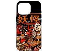 Minimalista japonés Yokai Monstruos Coreano Asiático Kawaii Carcasa para iPhone 16 Pro