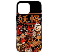 Minimalista japonés Yokai Monstruos Coreano Asiático Kawaii Carcasa para iPhone 16 Pro MAX