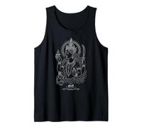 Minimalista Kali Diosa Hindú Hinduismo Mitología Hindú Camiseta sin Mangas