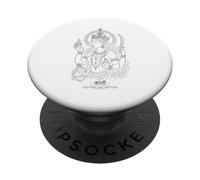 Minimalista Kali Diosa Hindú Hinduismo Mitología Hindú PopSockets PopGrip Adhesivo
