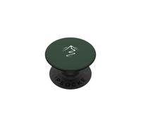 Minimalista Mountain Peak Trail Line Art PopSockets PopGrip Adhesivo