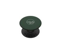 Minimalista Mountain Peak Trail Line Art PopSockets PopGrip Adhesivo