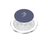 Minimalista Mountain Peak Trail Line Art PopSockets PopGrip para MagSafe