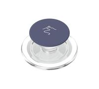 Minimalista Mountain Peak Trail Line Art PopSockets PopGrip para MagSafe