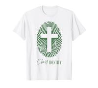 Minimalista Religioso Cristiano Cruz Dios Fe Jesucristo Camiseta