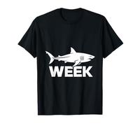 Minimalista Shark Bold Graphic Minimal Ocean Vibes Camiseta