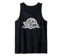 Minimalista Sulcata Tortoise Line Art Dibujo Diseño Camiseta sin Mangas