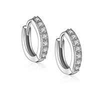 Minimalista Tiny Small Hoop Pendientes para mujeres Cúconia Cúbica Mini Cartílago Huggie Hoops Cartílago Helix Helix Wrap Hipoalergénica Daño de Navidad Joyas 6 mm