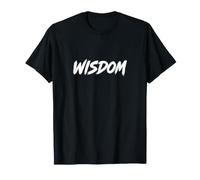 Minimalista Tipografía Sabiduría Declaración audaz Hombres Mujeres Camiseta