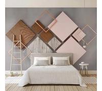 Minimalista Tridimensional Multicolor Geométrico Arte 3D Papel Pintado Pared Fácil Instalación Oficina Sala Estar Sofá Dormitorio TV Fondos Decoración-200cm×140cm