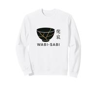 Minimalista WABI Sabi Japonés Kintsugi Bowl Zen Imperfection Sudadera