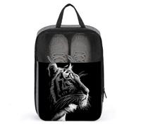 Minimalistic A Asian Tiger - Bolsa de zapatos para viajes, uso diario, antipolvo y con diseño de tigre asiático