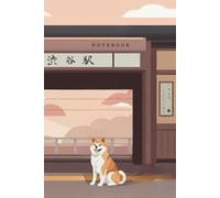 Minimalistic and Aesthetic Soft Cover Notebook - Loyal Akita Design✨: Soft Cover Notebook, 6 x 9 inches, 15.24 x 22.86 cm, 100 pages, Aesthetic Note-Taking Pages