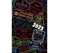 Minimalistic Travel Diary 2025 , great for everyone who loves to travel | Mininalistic Style | 222 Pages | Size 6 x 9 inch / 152.4 x 228.6 mm |