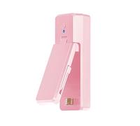 Minimáquina de sellado de láminas 2 en 1 con cortador,máquina de sellado para frigorífico con adsorción magnética,almacenamiento de alimentos,aperitivos,bolsas de plástico,bolsas de virutas(Rosa)