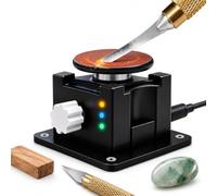 Minimáquina pulidora de discos eléctrica, 40 mm/1,57 pulgadas de diámetro | Mini lijadora de disco de mesa, afila y pule cuchillas y herramientas, para metal madera jade