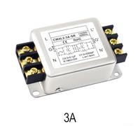 Minimiza eficazmente las interferencias con el filtro de fuente de alimentación de 1 fase de 2 etapas para CW4L2, corriente nominal 3A/6A/10A/20A (3A)