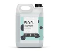 Miniml Jabón corporal y baño de burbujas Miniml, recarga 5L, hidratante con pomelo rosa y aloe vera, baño de ducha ecológico, apto para veganos, exfoliante alta espuma