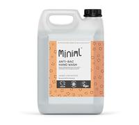 Miniml Jabón de manos antibacteriano Miniml, recambio de 5 litros, gel líquido con aroma natural a clementina, ecológico, para el cuidado de la piel suave y sensible, 100% vegano y libre de crueldad