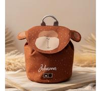 Minimochila Trixie Sr. Mono – opcional con nombre – Trama