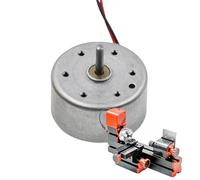 Minimotores generadores - Acero inoxidable y ABS, 2,76 x 0,87 x 0,75 pulgadas / 0,94 094 x 0,91 pulgadas / 1,5 079,59 pulgadas Motor eléctrico de corriente continua silencioso | Rendimiento estable