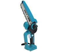 Minimotosierra inalámbrica sin escobillas, 18 V, Dedra SAS+ALL, riel guía de 8", motor sin escobillas, construcción ultraligera, grosor de corte (hasta 140 mm), funcionamiento con batería, sin batería