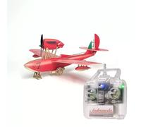 MinimumRC Macchi M-33 4CH RC hidroavión de 2,4 GHz giroscopio estabilizado con 390 mm de envergadura, avión RC de ala fija con varios modos de vuelo, modelo de espuma ligera para adultos, incluye
