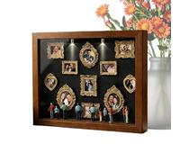 minimuseum Silhouette Frame - DIY Miniature Display Case, Creative Shadow Box Frame, Handmade Memory Decoration Showcase with Artistic Scene Design Elegant Home Decor Piece For Bedroom Living Room