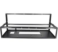Mining Rig - 6/8 GPU acero Cielo Abierto Ordenador Funda para Marco para Crypto Coin Currency Bit Coin ETH ETC ZEC Mining Accesorios Herramientas - Solo Marco