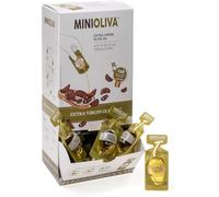 MINIOLIVA Dispensador de Aceite de Oliva Virgen Extra - 140 Cápsulas Individuales de 14 ml, Ideal para Casa, Oficina, Viajes y Uso Diario