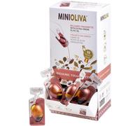 MINIOLIVA Dispensador de Vinagreta Balsámica con Aceite de Oliva Virgen Extra | 50 Cápsulas de 14 ml | Ideal para Casa, Oficina, Viajes y Uso Diario Gourmet