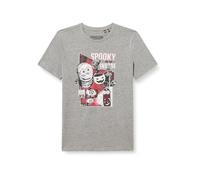 Minion Monsters BOUTMINTS004 T-Shirt, Gris Melange, 14 Años Niño, Gris Melange., 14 años