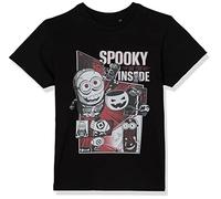 Minion Monsters BOUTMINTS004 T-Shirt, Negro, 14 Años Niño, Negro, 14 años